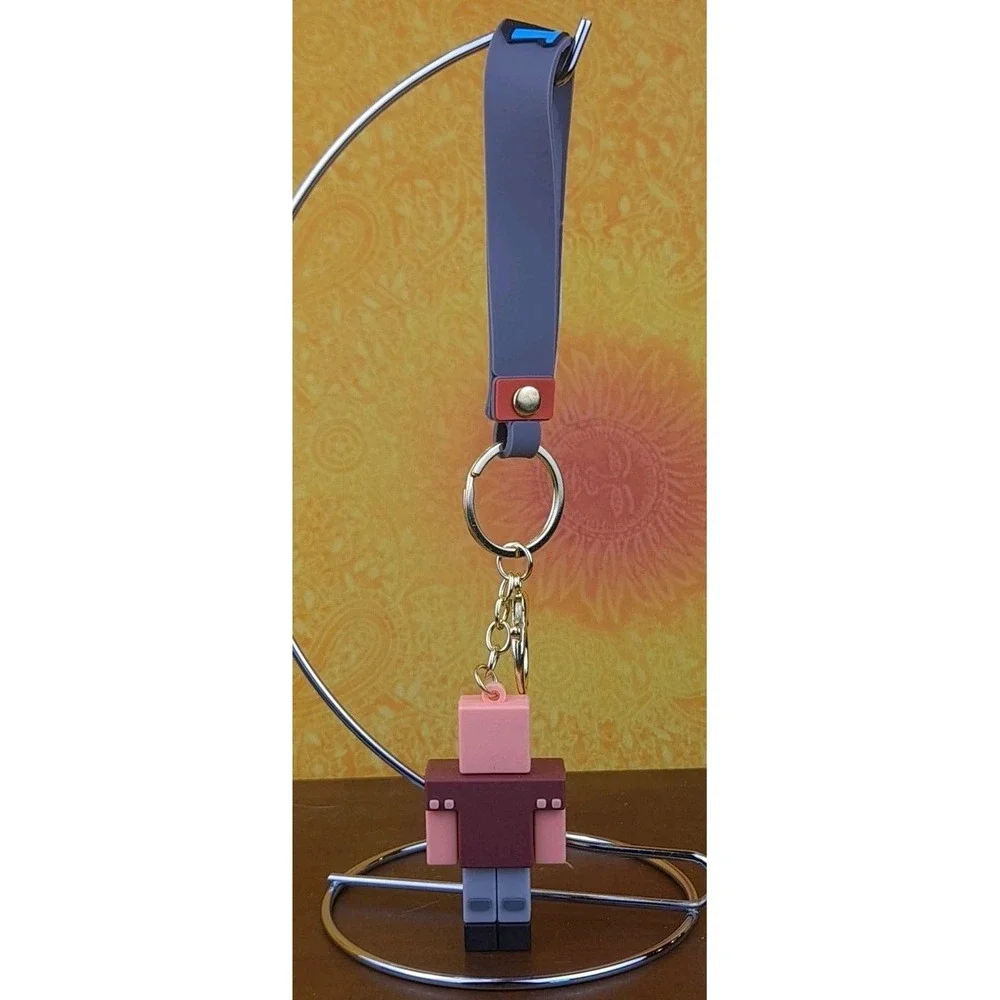 Minecraft‎ Technoblade Style 3D PVC Keychain Backpack Wristlet